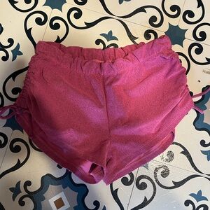 five dancewear high tied shorts